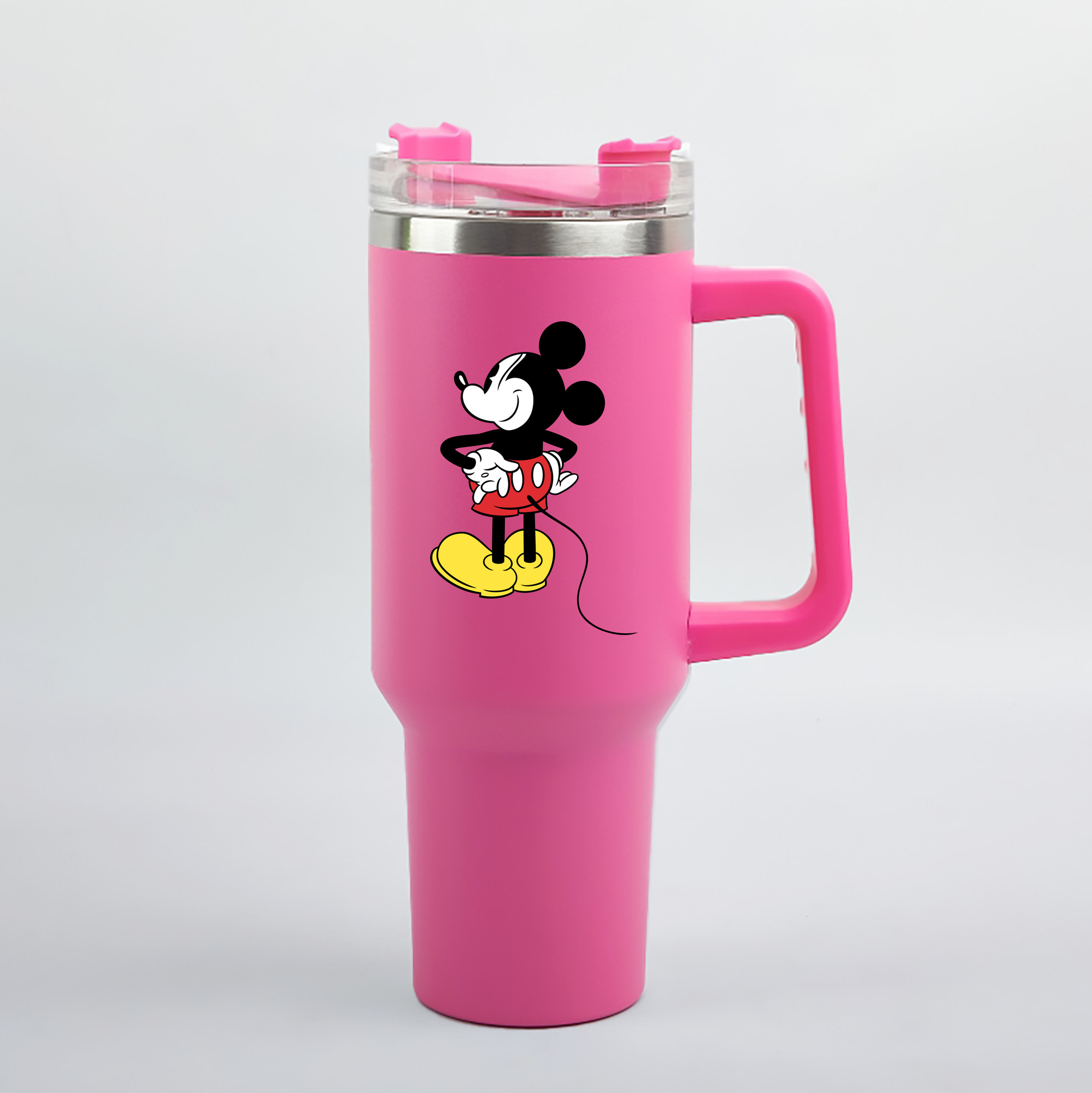 （画像用） ミッキーマウス Mickey Mouse 1200mL車用タンブラー（カラープリント）